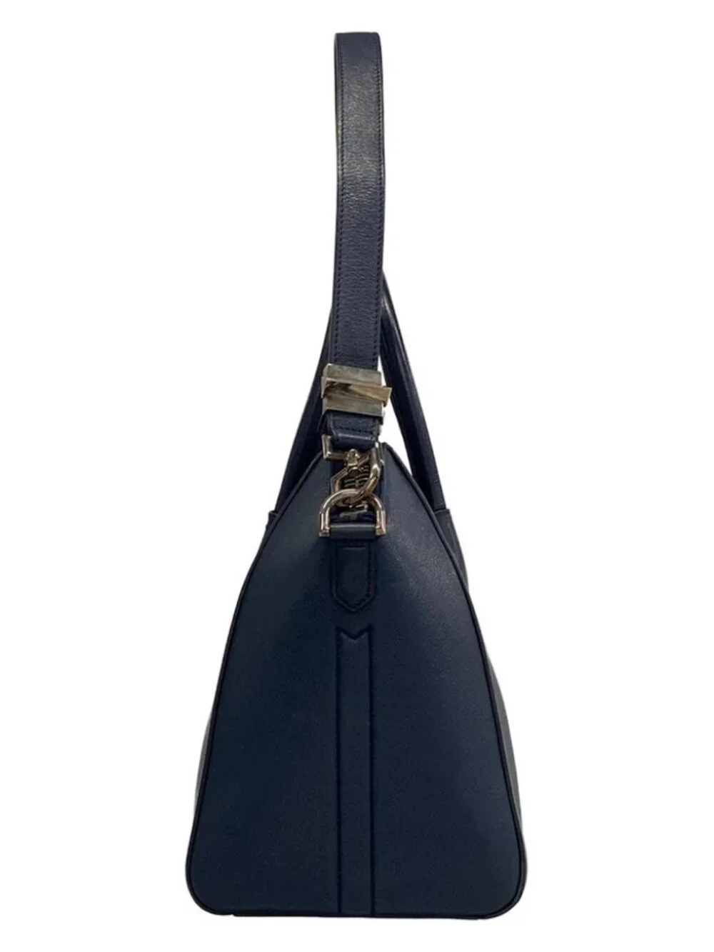 GIVENCHY Antigona Small Dark Navy Leather Shoulder Bag